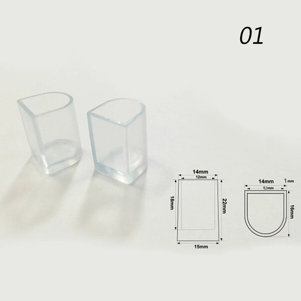 1 Pairs New Clear Wedding High Heel Shoe Protector Stiletto Cover Stoppers S/M/L