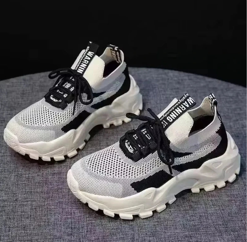 new Sneakers Women Platform Flat Shoes Woman Shoes Green Casual Trainers Ladies Chunky Sneakers Women Shoes