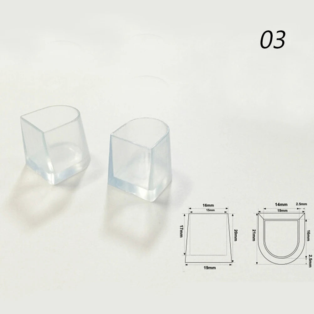 1 Pairs New Clear Wedding High Heel Shoe Protector Stiletto Cover Stoppers S/M/L