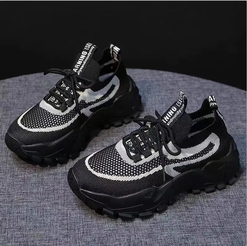 new Sneakers Women Platform Flat Shoes Woman Shoes Green Casual Trainers Ladies Chunky Sneakers Women Shoes