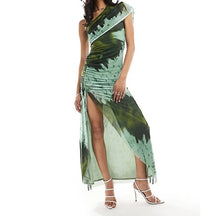 Women's Sexy Hollow Out Maxi Dress Backless Sleeveless Lace Up Robes Elegant Club Dresses 2025 New Lady Vacation Party Clothes