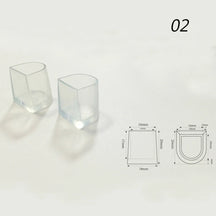 1 Pairs New Clear Wedding High Heel Shoe Protector Stiletto Cover Stoppers S/M/L
