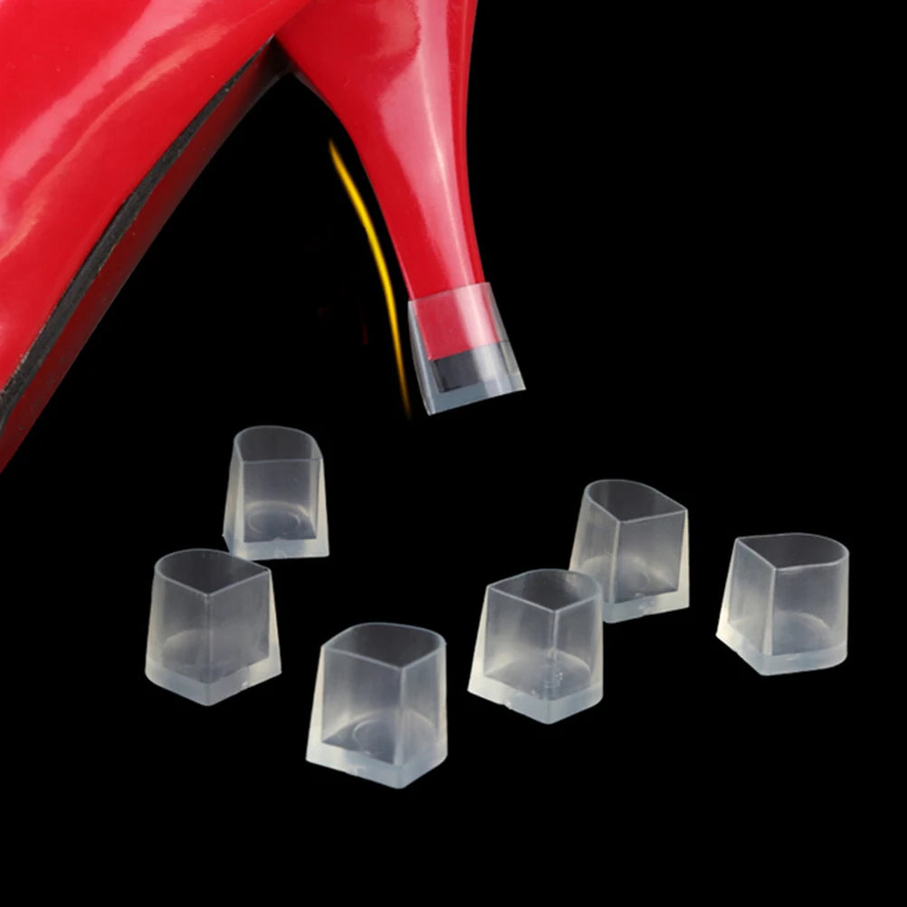 1 Pairs New Clear Wedding High Heel Shoe Protector Stiletto Cover Stoppers S/M/L