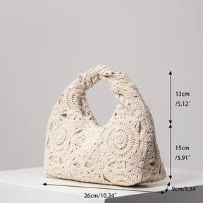 Boho Beach Bags for Women,Wicker Bag,Premiun Style Tote Bags for Ladies,Vacaition Outfits Women, Travels Must Haves (Random Pattern)