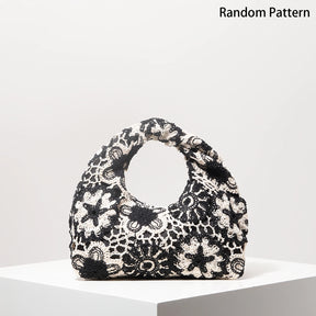 Boho Beach Bags for Women,Wicker Bag,Premiun Style Tote Bags for Ladies,Vacaition Outfits Women, Travels Must Haves (Random Pattern)