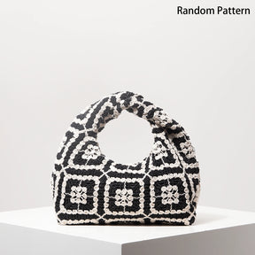 Boho Beach Bags for Women,Wicker Bag,Premiun Style Tote Bags for Ladies,Vacaition Outfits Women, Travels Must Haves (Random Pattern)