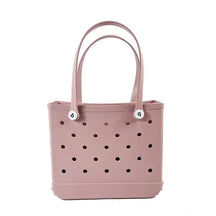 Large EVA Beach Bag Waterproof Tote with Vent Holes for Women Travel Picnic Durable Storage Basket Outdoor Handbag Shopping Tote
