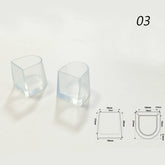 1 Pairs New Clear Wedding High Heel Shoe Protector Stiletto Cover Stoppers S/M/L