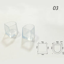 1 Pairs New Clear Wedding High Heel Shoe Protector Stiletto Cover Stoppers S/M/L